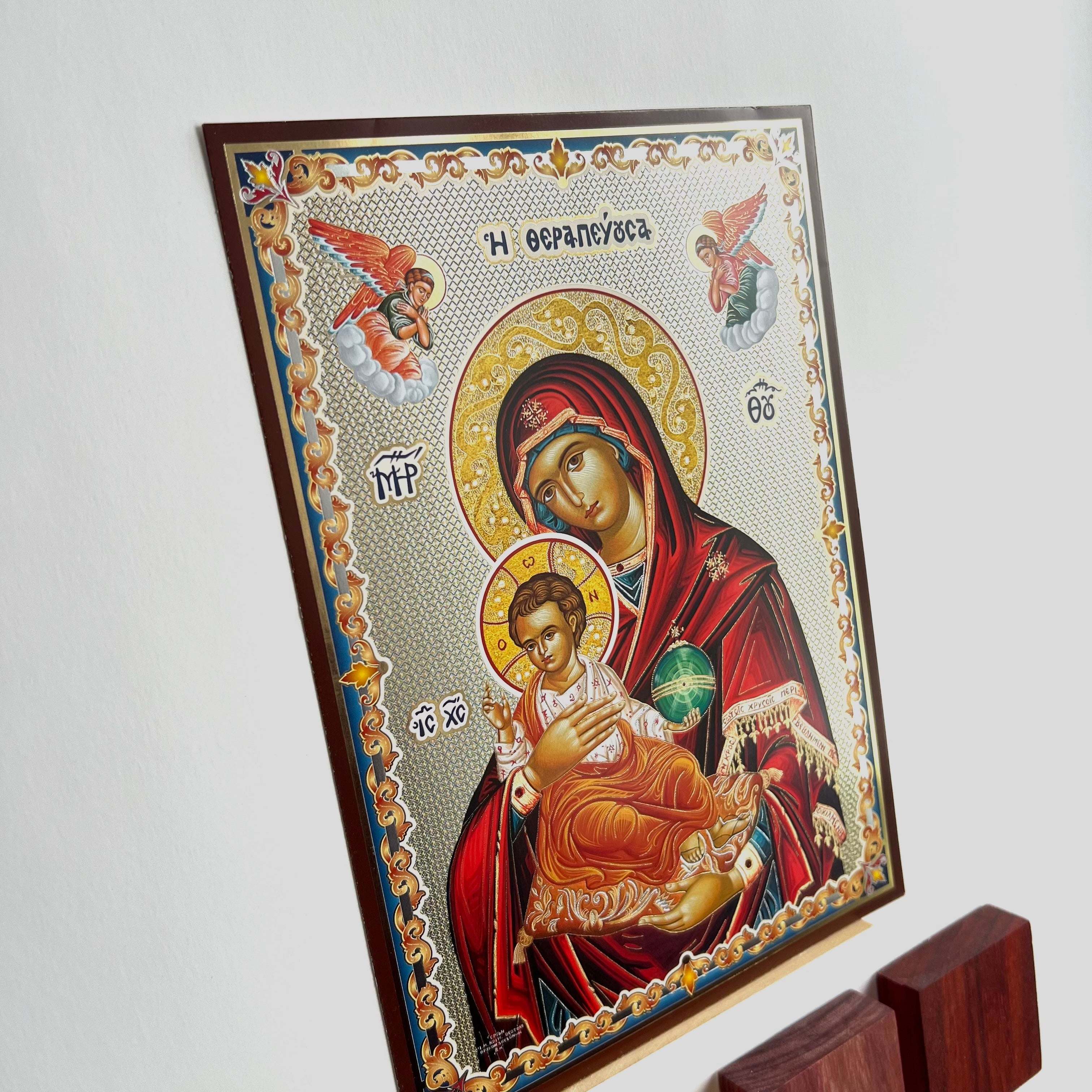 Theotokos with Christ the King Icon