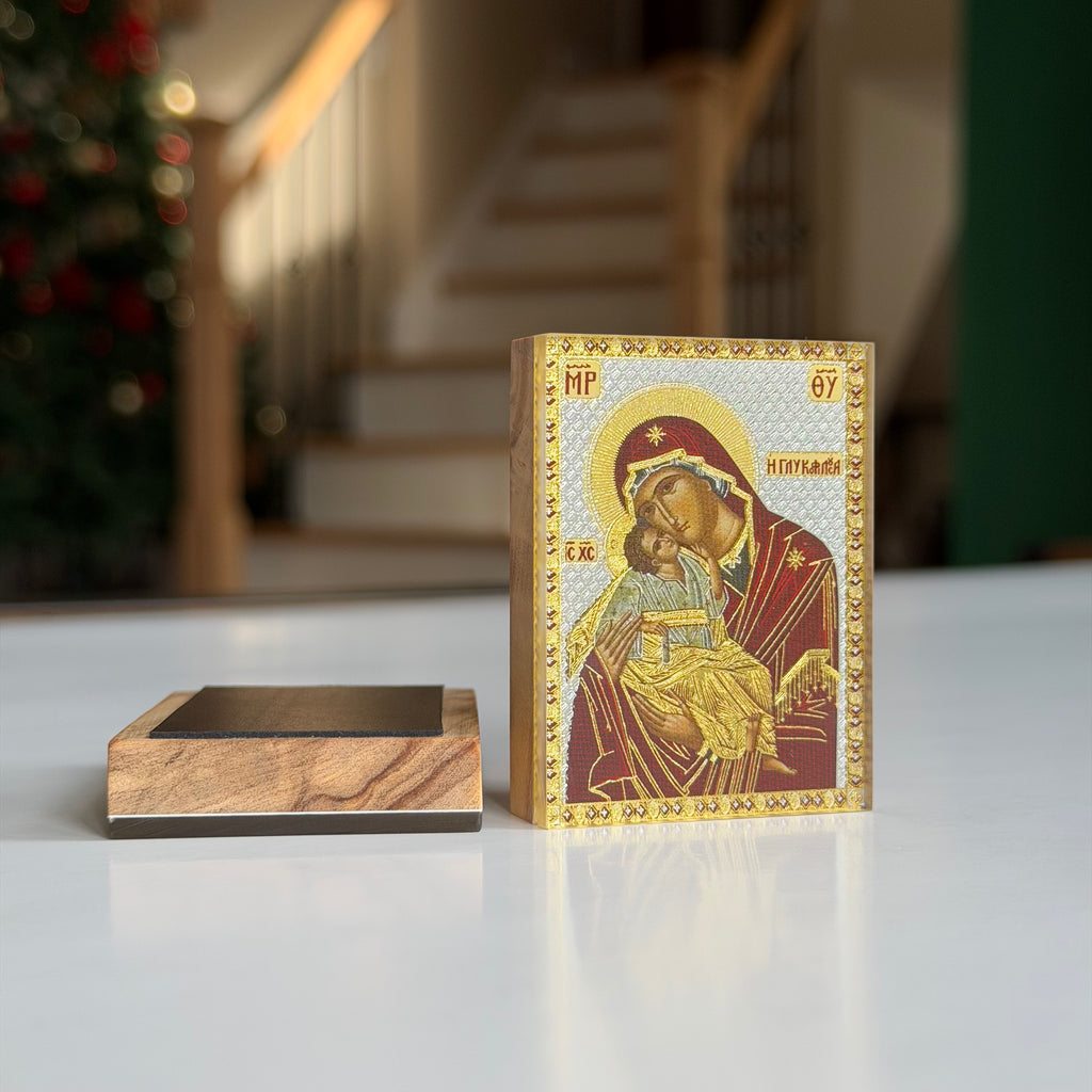 Theotokos Eleusa V2 Magnetic Icon