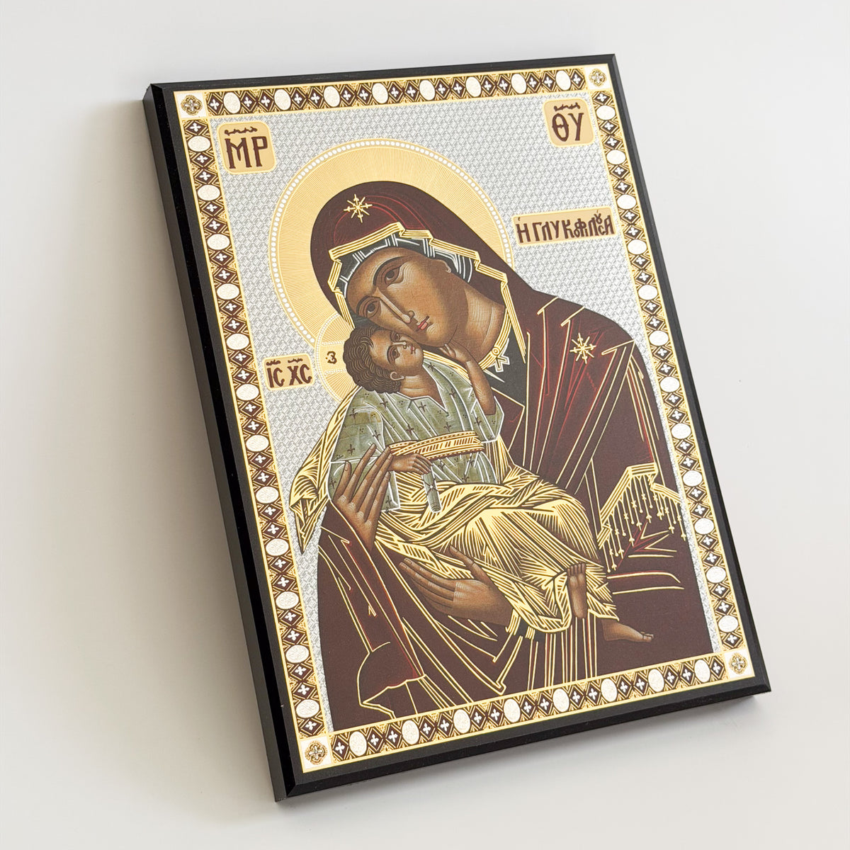 Theotokos Eleusa Icon V2 (TFL)
