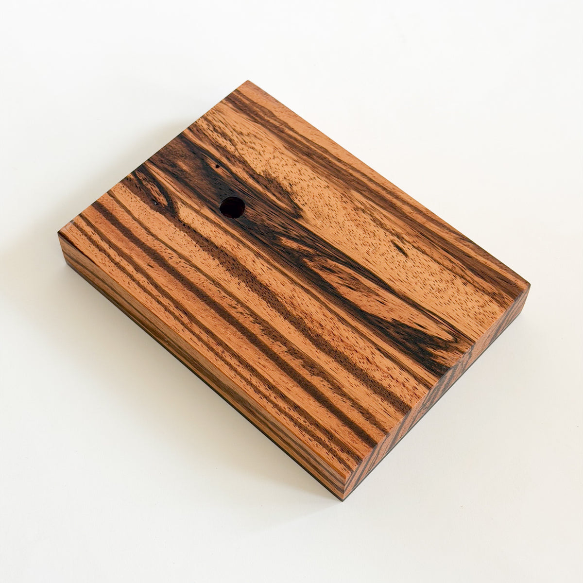 The Harrowing of Hades Icon - African Zebrawood Edition (10cm x 14cm)