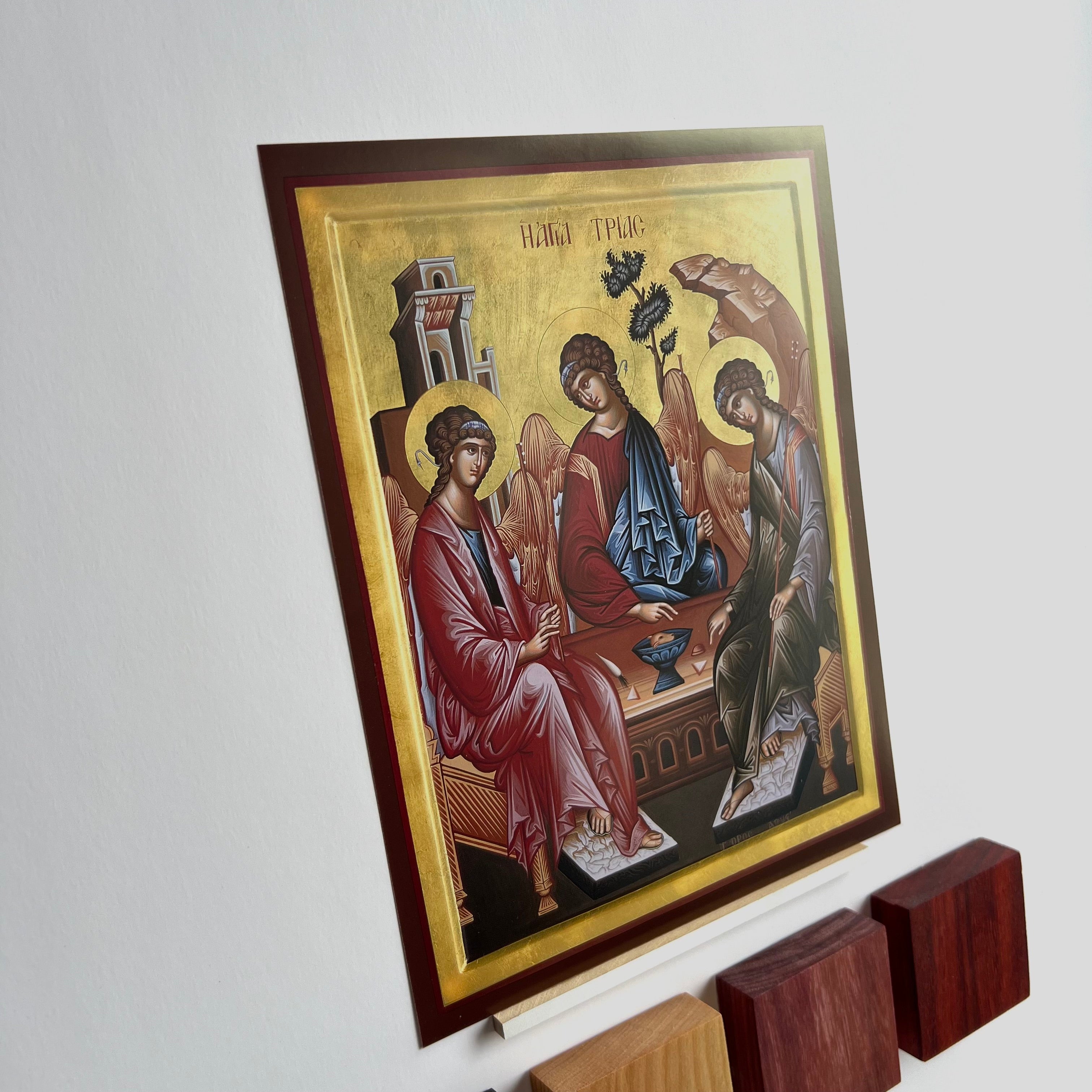 The Hospitality of Abraham Icon
