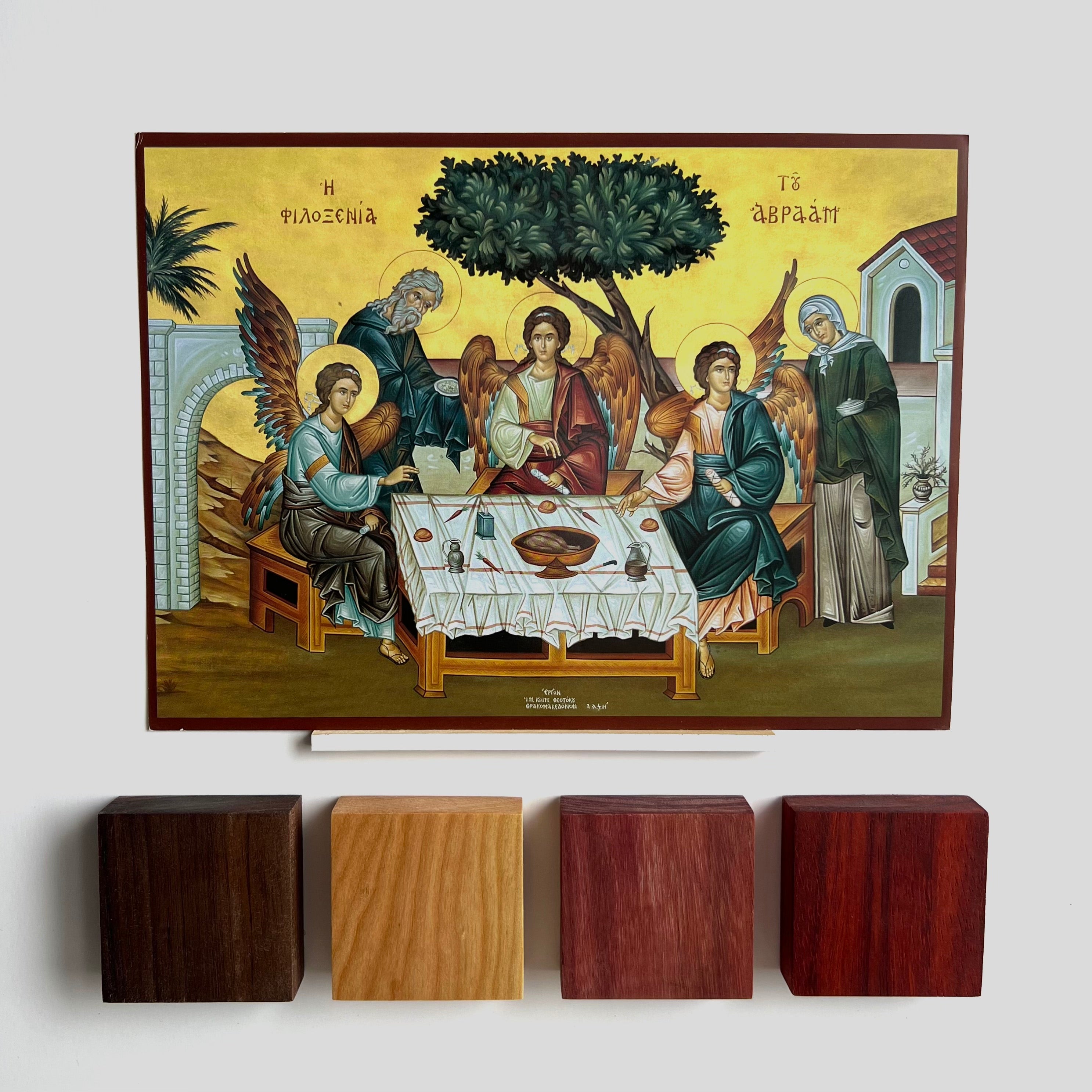 The Hospitality of Abraham Icon V2