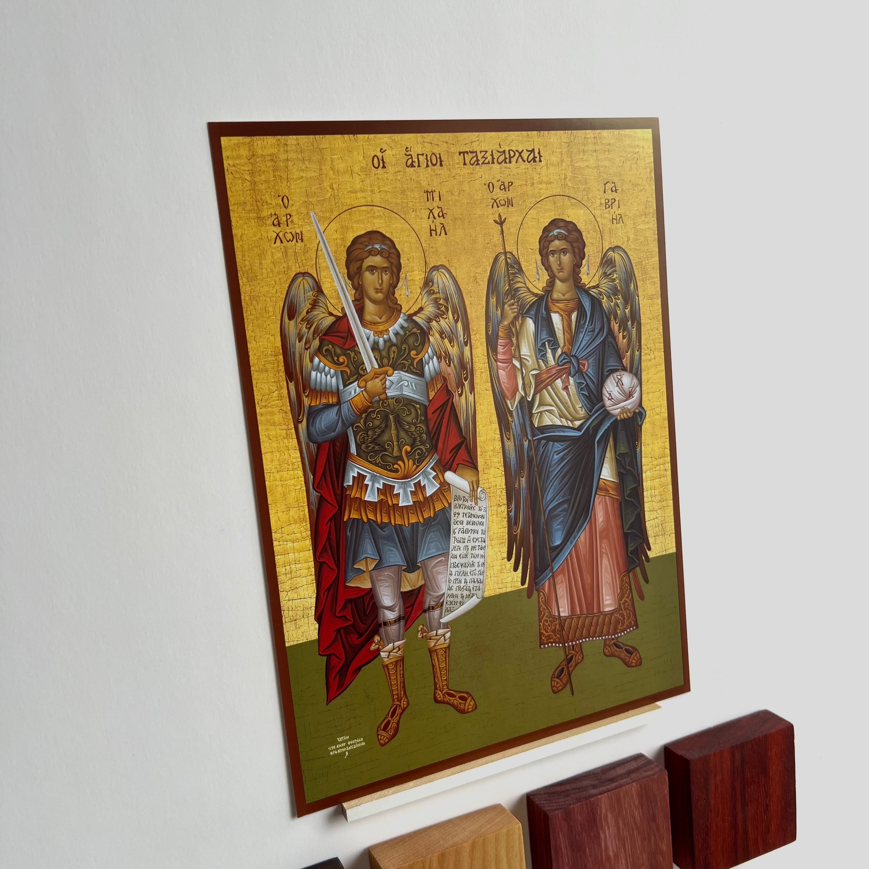 Michael and Gabriel the Archangels Icon