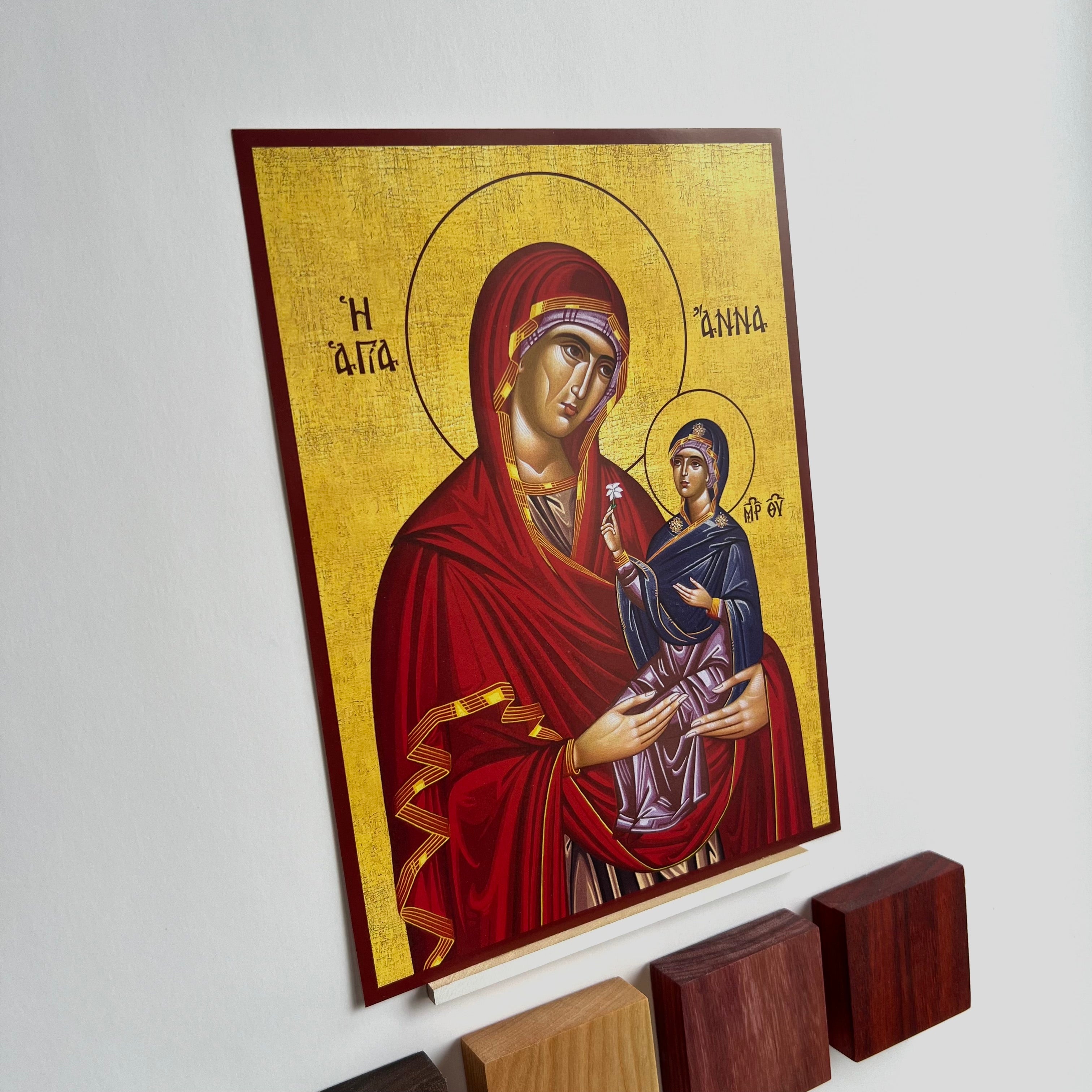 Saint Anne with the Theotokos as a Child Icon