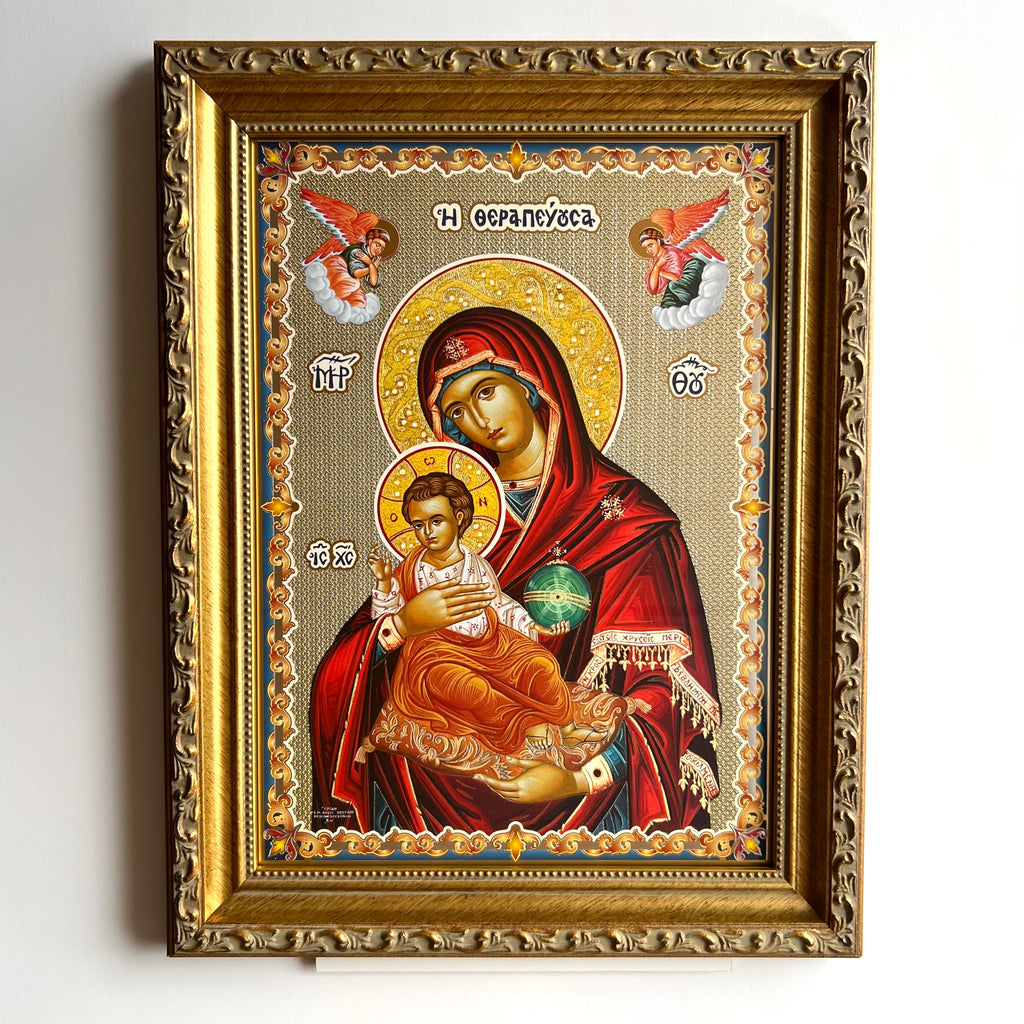 Theotokos with Christ the King Frame