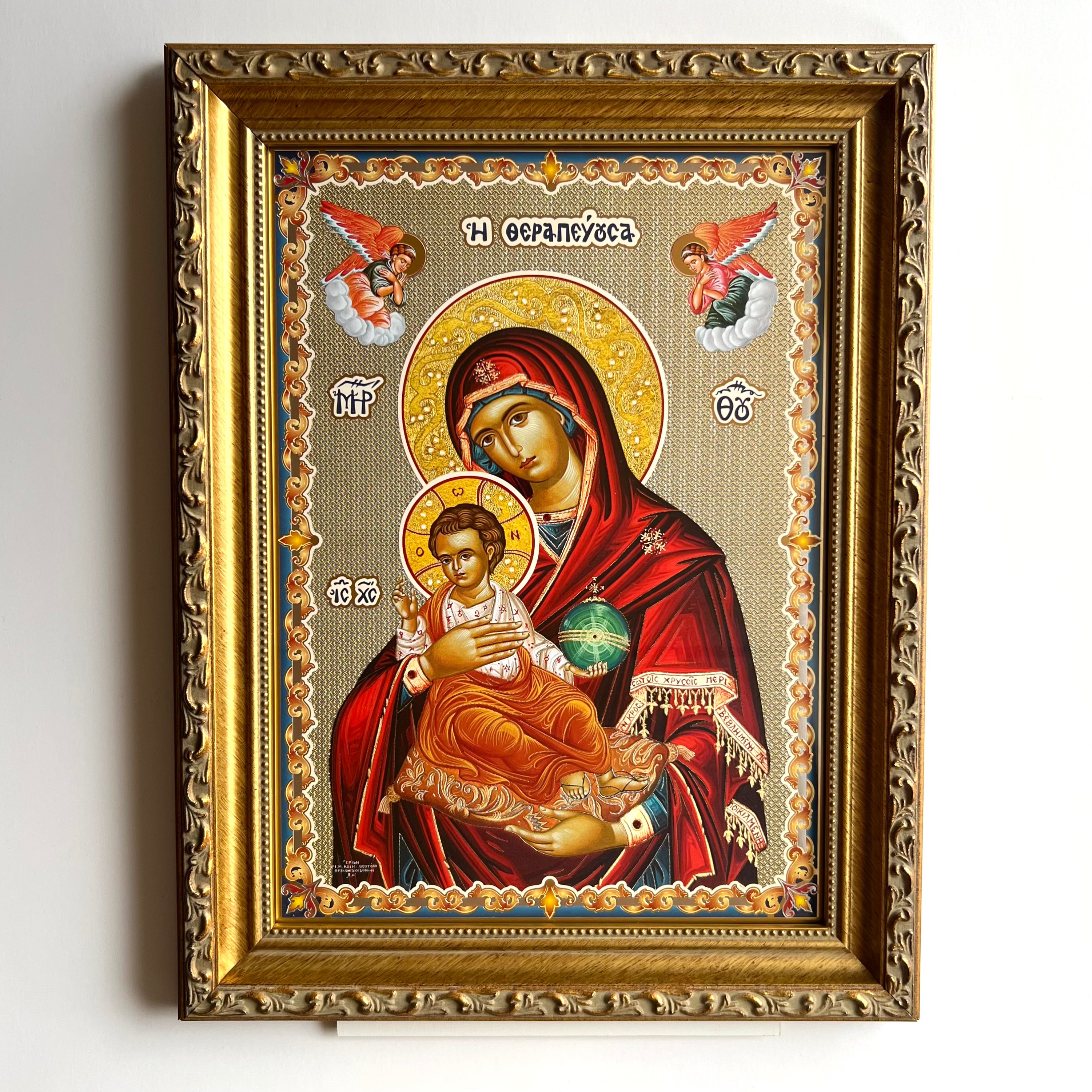 Theotokos with Christ the King Frame