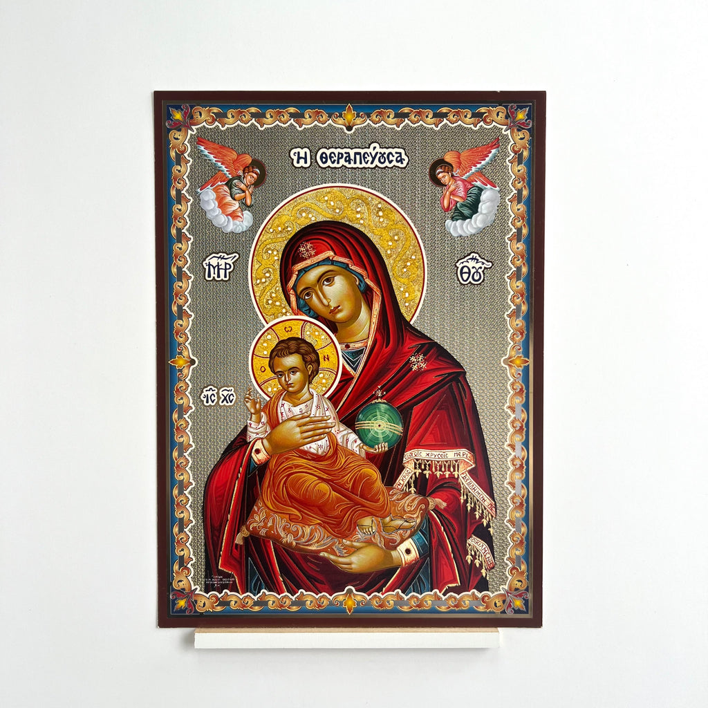 Theotokos with Christ the King Icon