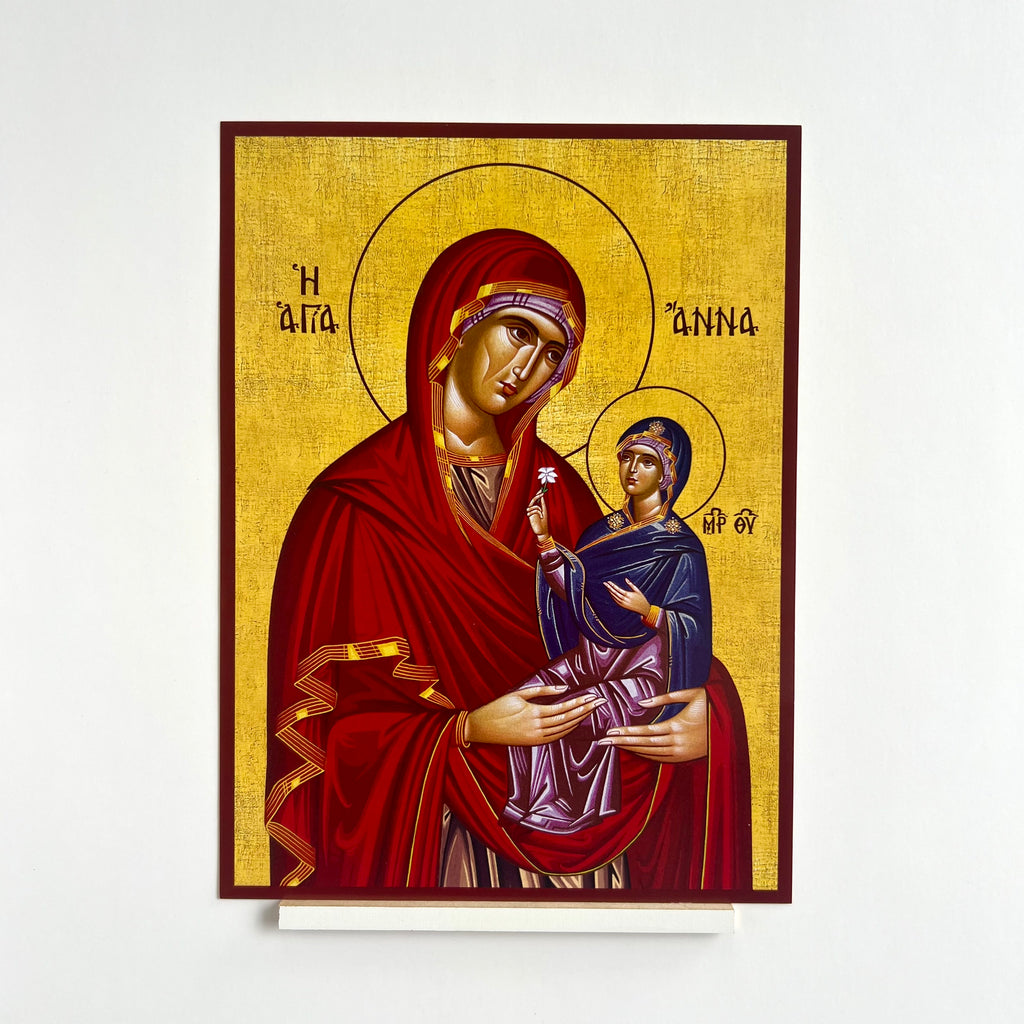 Saint Anne with the Theotokos as a Child Icon