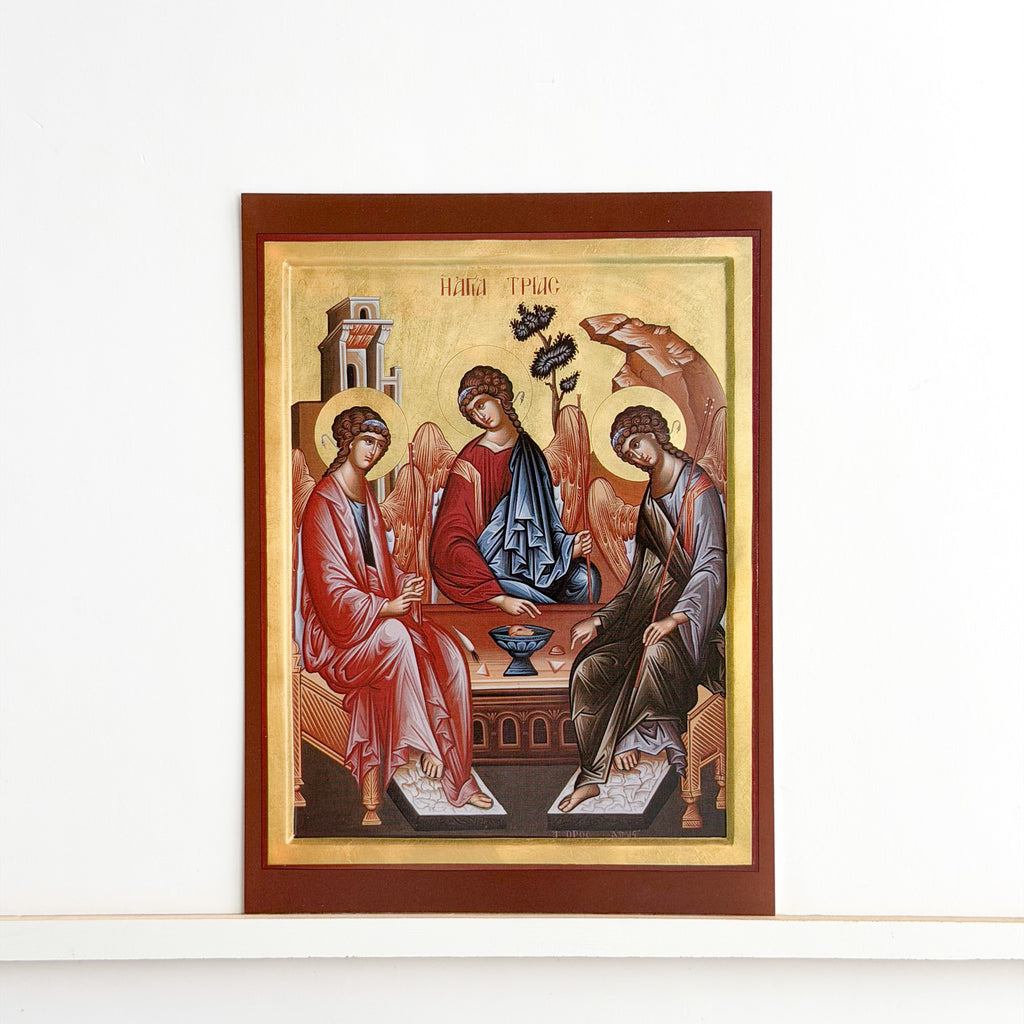 The Hospitality of Abraham Icon