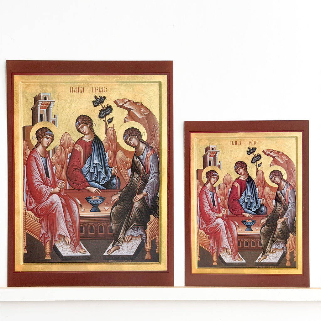 The Hospitality of Abraham Icon