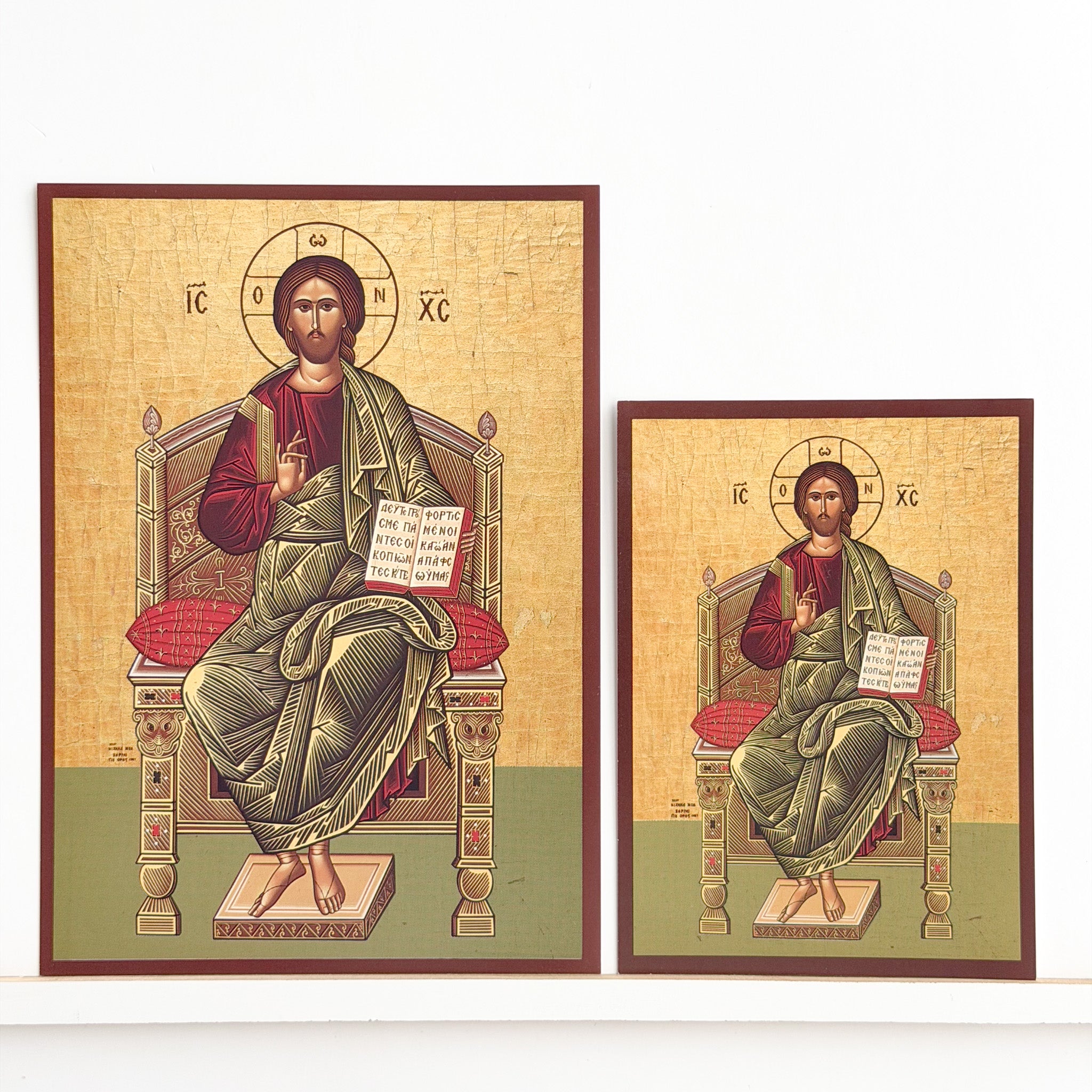 Christ Enthroned Icon