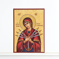 Theotokos And her Seven Sorrows Icon