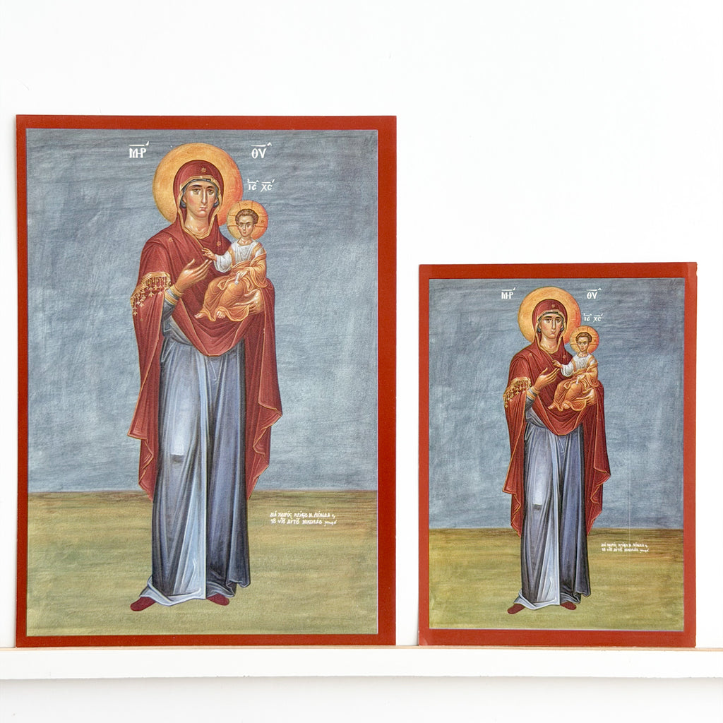 Theotokos Eleusa Full Body Icon