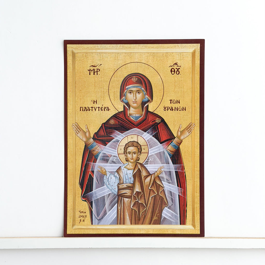 Theotokos More Spacious than the Heavens Icon