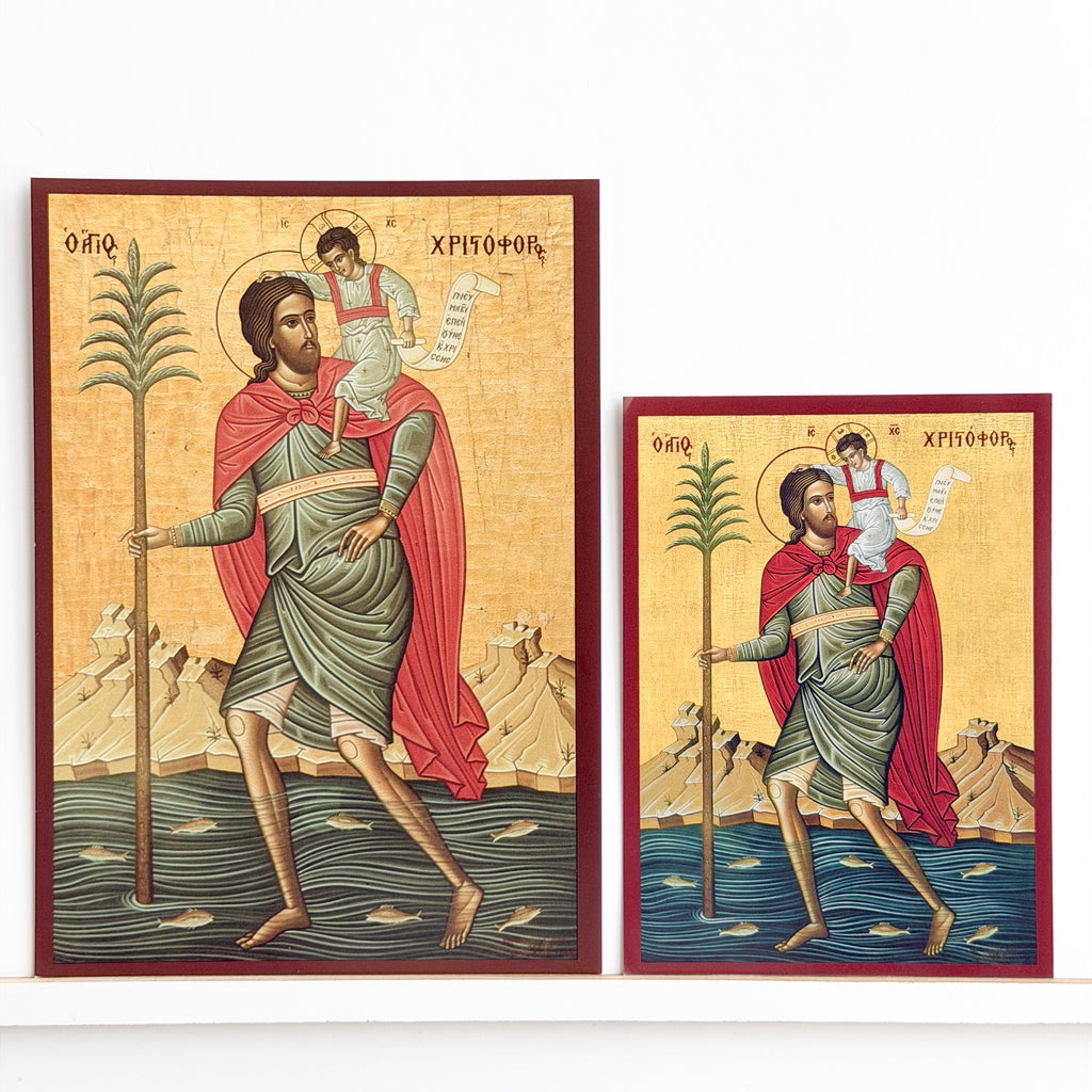 Saint Christopher Icon
