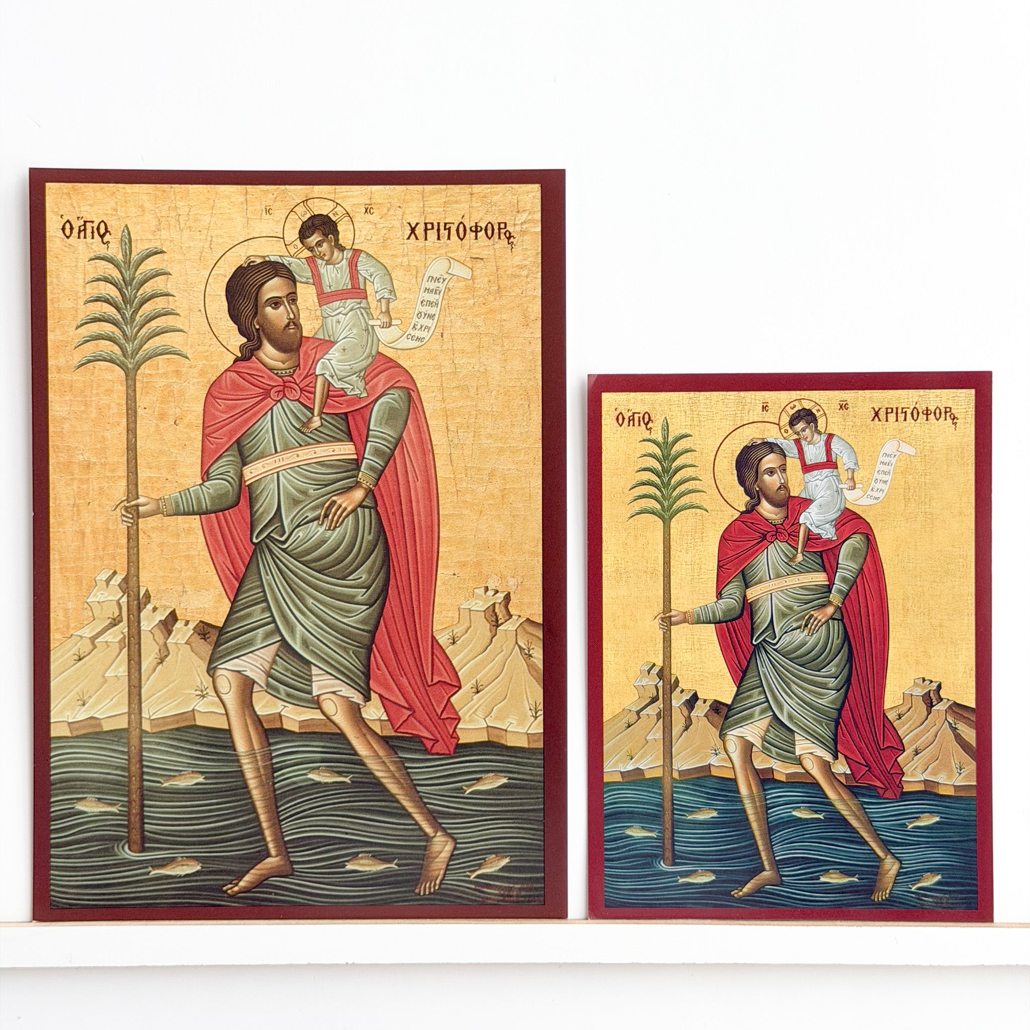 Saint Christopher Icon