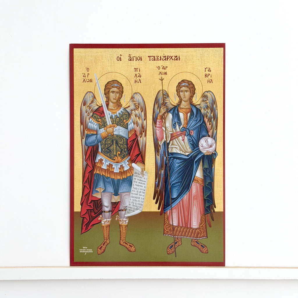 Michael And Gabriel The Archangels Icon