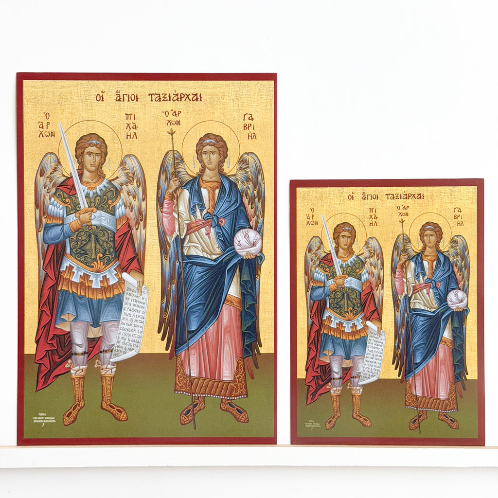 Michael And Gabriel The Archangels Icon