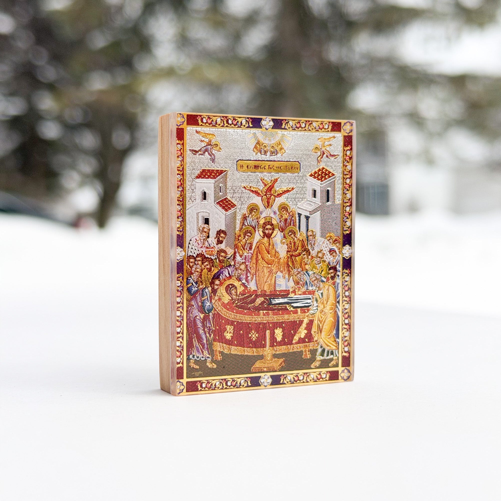 The Dormition of The Theotokos Magnetic Icon