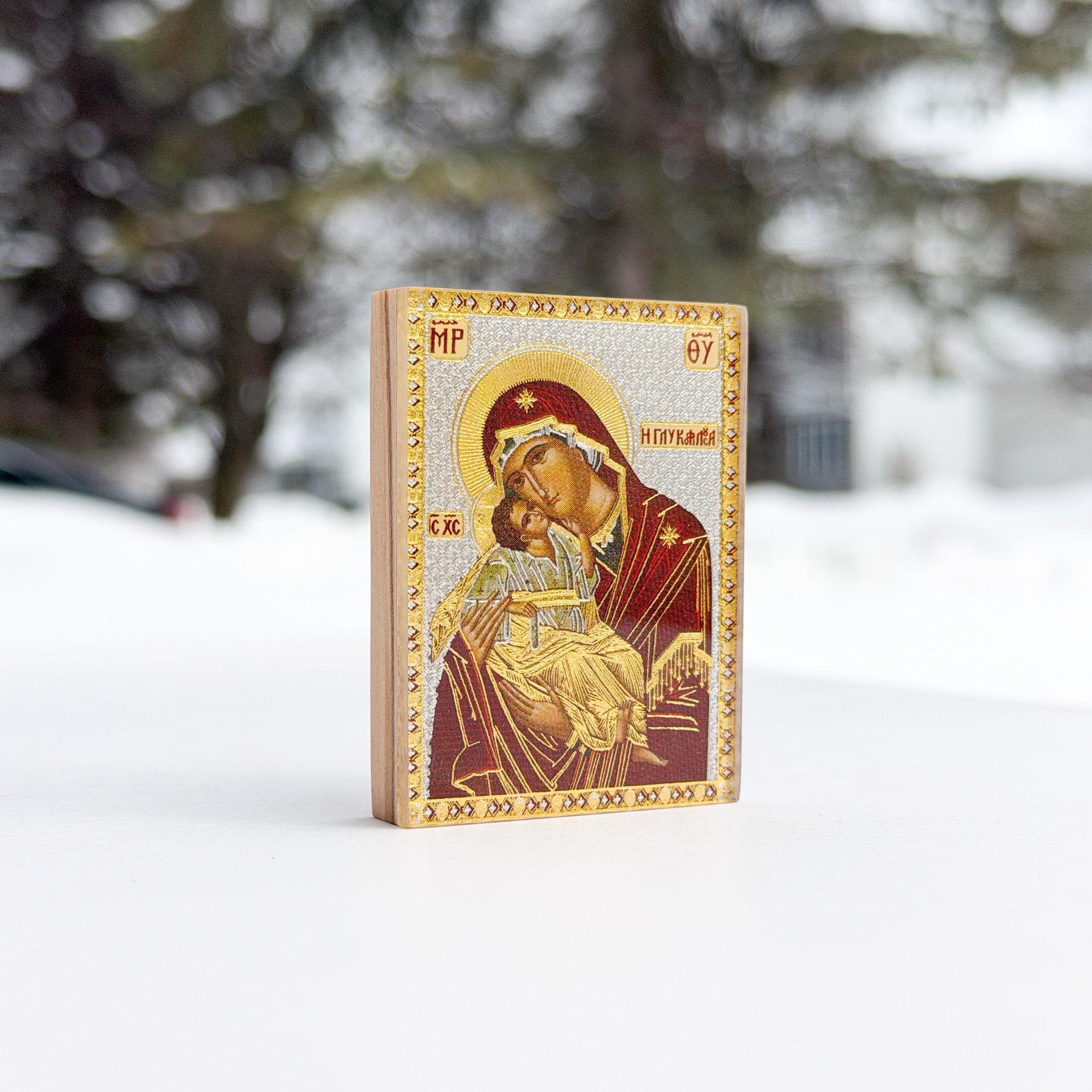 Theotokos Eleusa V2 Magnetic Icon