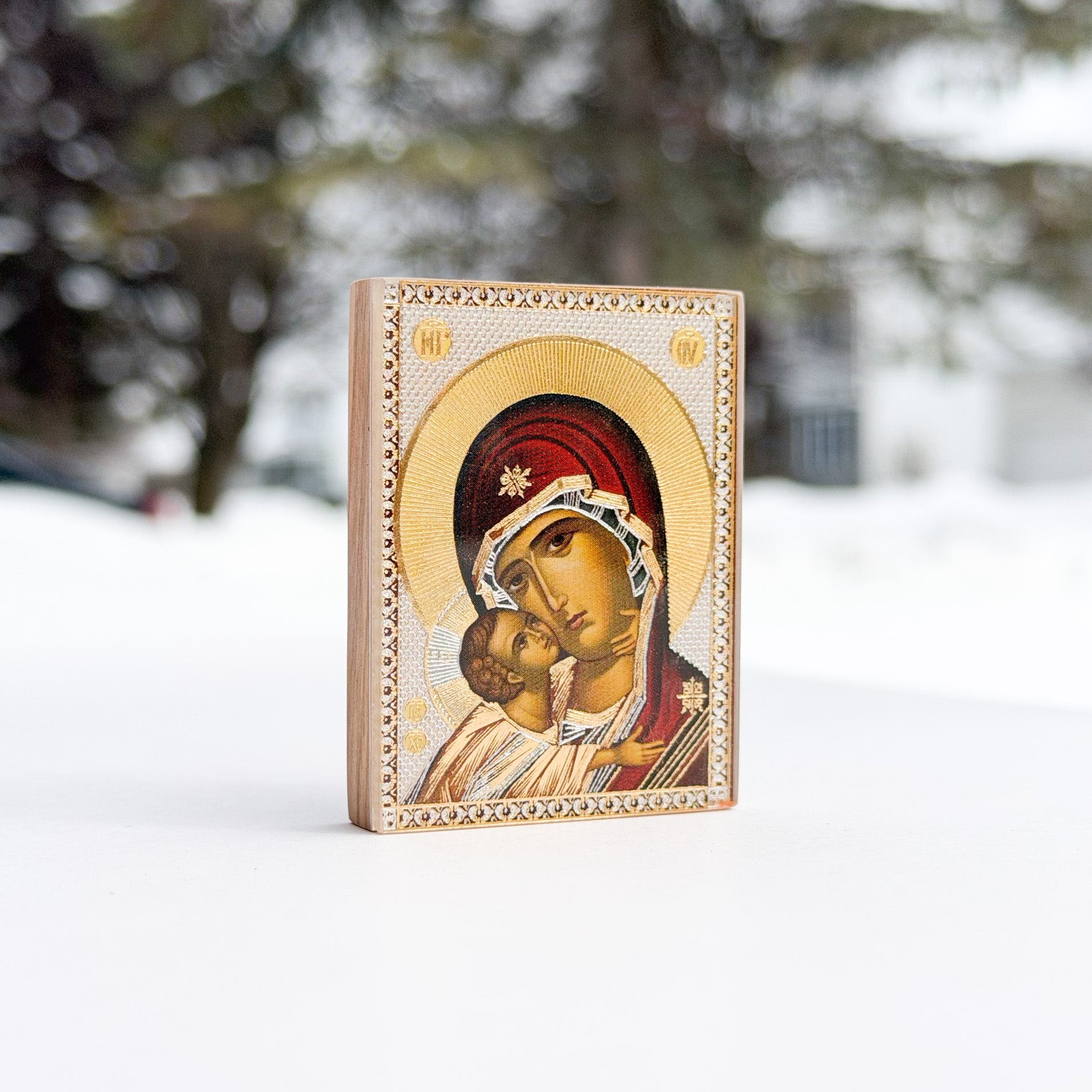 Theotokos Eleusa Magnetic Icon