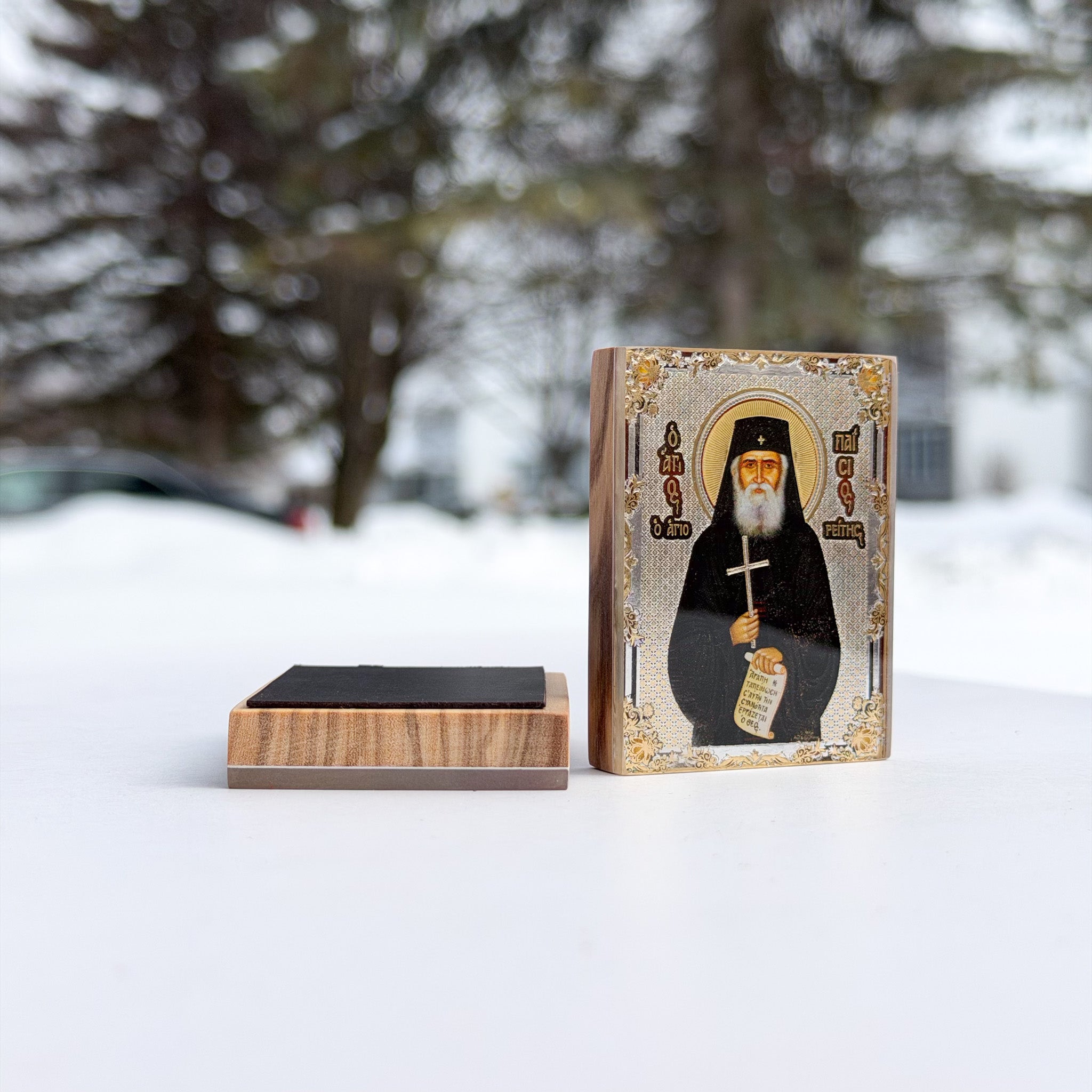 Saint Paisios Magnetic Icon