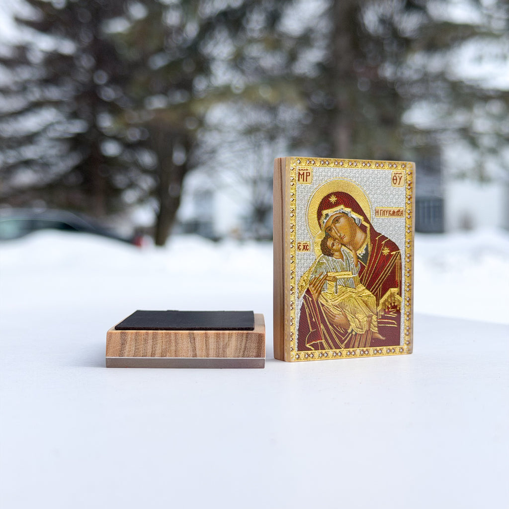 Theotokos Eleusa V2 Magnetic Icon