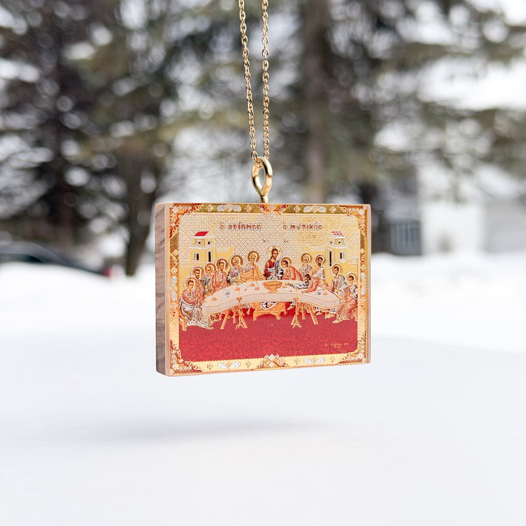 The Last Supper Rear-View Mirror Icon