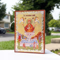 The Life-Giving Spring Icon (10cm x 14cm - Santos Rosewood)