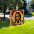 The Holy Face of Christ Rear-View Mirror Icon