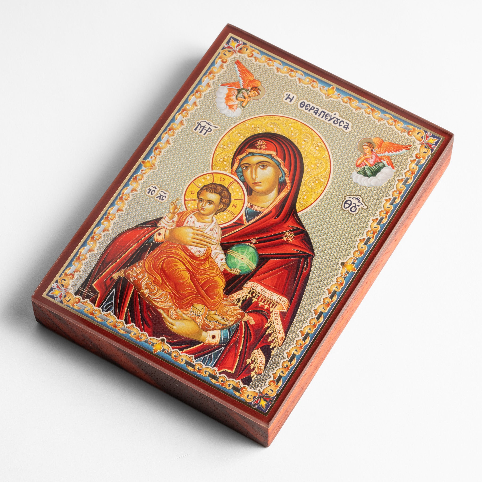 Theotokos with Christ the King Icon