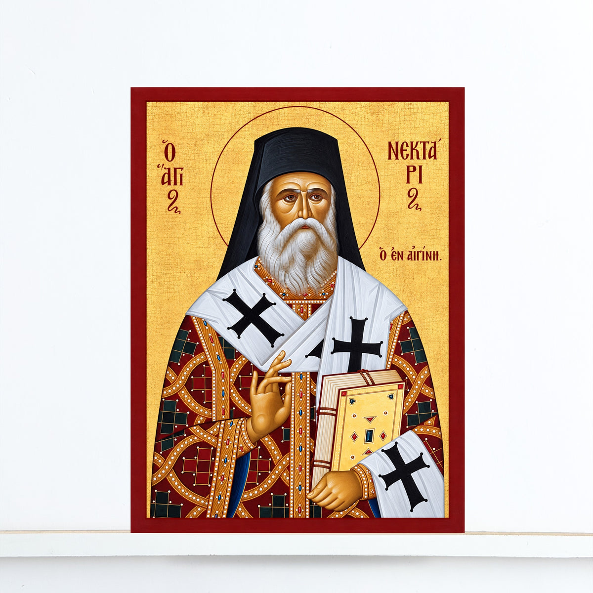 Saint Nektarios Icon